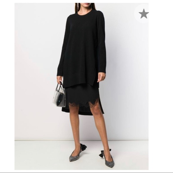 No. 21 Dresses & Skirts - No. 21 numeroventuno Sweater Sheer Lace Slip Dress